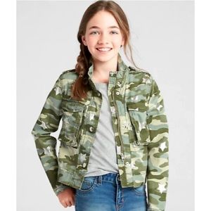 FINAL SALE! NWT! GAP GIRL CAMO JACKET